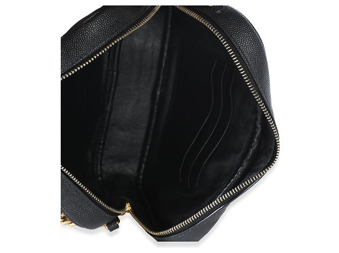 Autre Marque Borsa Saint Laurent Mini Lou Camera Bag in pelle Grain De Poudre matelassé nera - vista 5