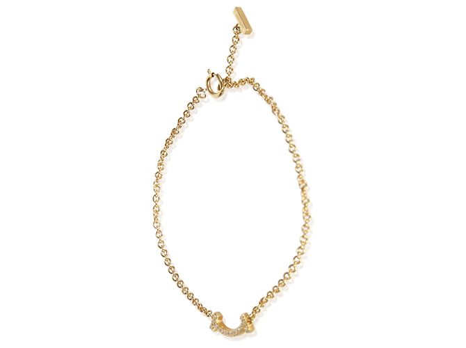 Bracciale Tiffany T Smile in oro giallo e diamanti Tiffany & Co. - vista 2