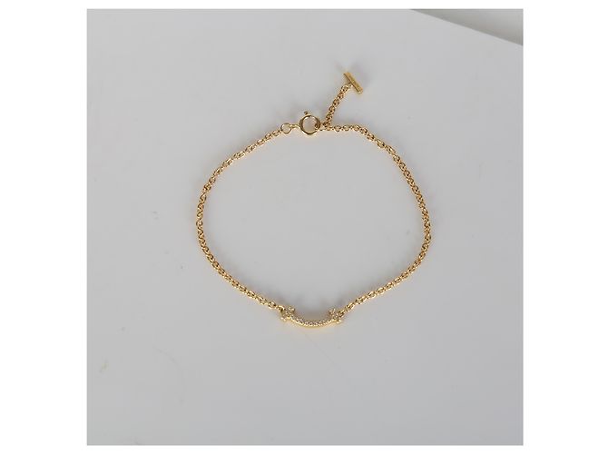 Bracciale Tiffany T Smile in oro giallo e diamanti Tiffany & Co. - vista 4