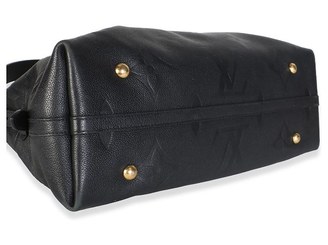 Louis Vuitton Black Monogram Empreinte Carryall MM - vista 7