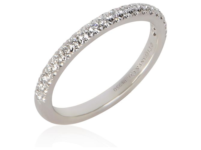 Tiffany & Co. Fascia Demi-Éternité Soleste in Platino e Diamanti - vista 2