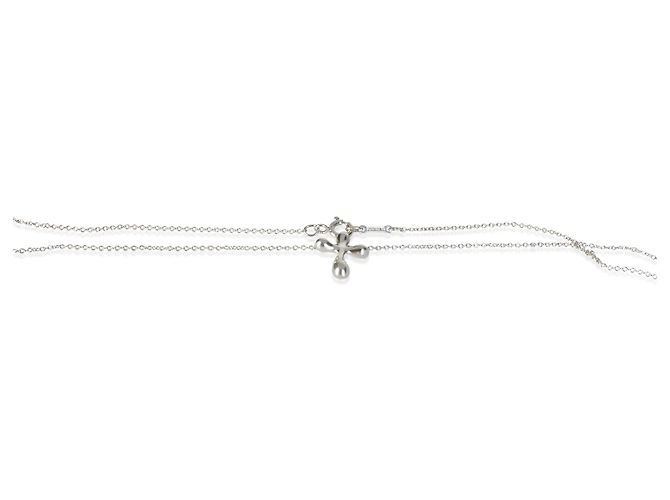 Pendente Croce Elsa Peretti in Argento Sterling Tiffany & Co. - vista 2