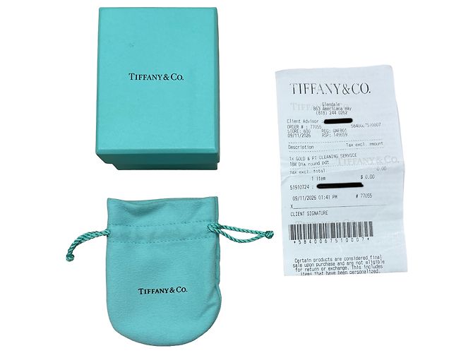 Pendente Metro Circle Tiffany & Co. in oro bianco e diamanti - vista 4