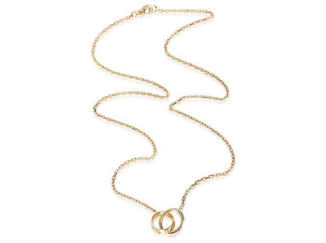 Pendente Love Cartier in oro giallo e diamanti - vista 3