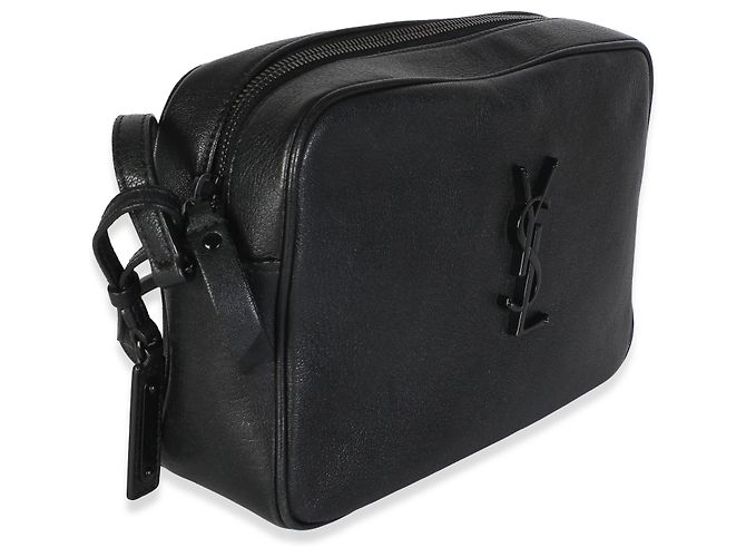 Autre Marque Borsa Lou Camera Monogram in pelle di vitello nera Saint Laurent - vista 4