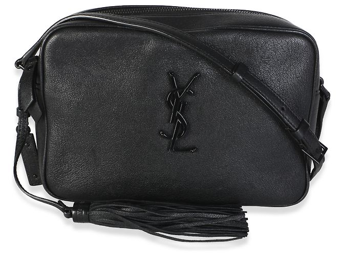 Autre Marque Borsa Lou Camera Monogram in pelle di vitello nera Saint Laurent - vista 8