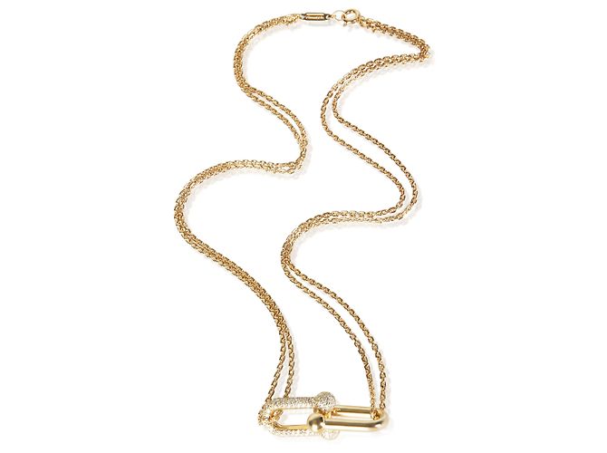 Pendente HardWear a doppia maglia Large Model in oro giallo e diamanti Tiffany & Co. - vista 2