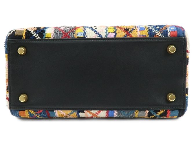 Christian Dior Lady Dior Embroidered Canvas Mini - vista 3