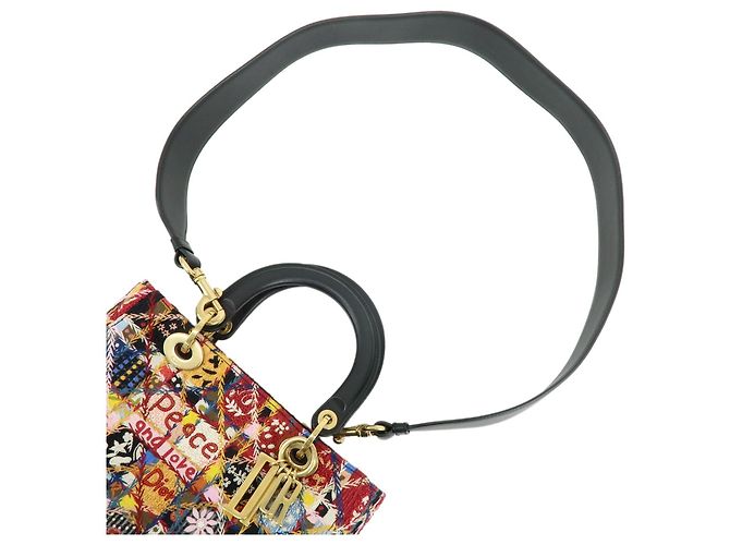 Christian Dior Lady Dior Embroidered Canvas Mini - vista 4