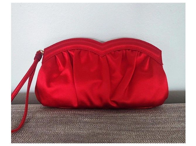 Casadei Pochette rossa con strass - vista 2