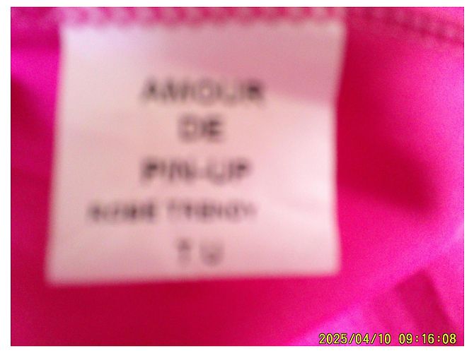 Autre Marque Amour de Pin-up Vestido Bustier Estampado Rosa - vista 6