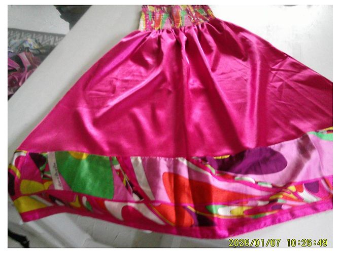 Autre Marque Amour de Pin-up Vestido Bustier Estampado Rosa - vista 7