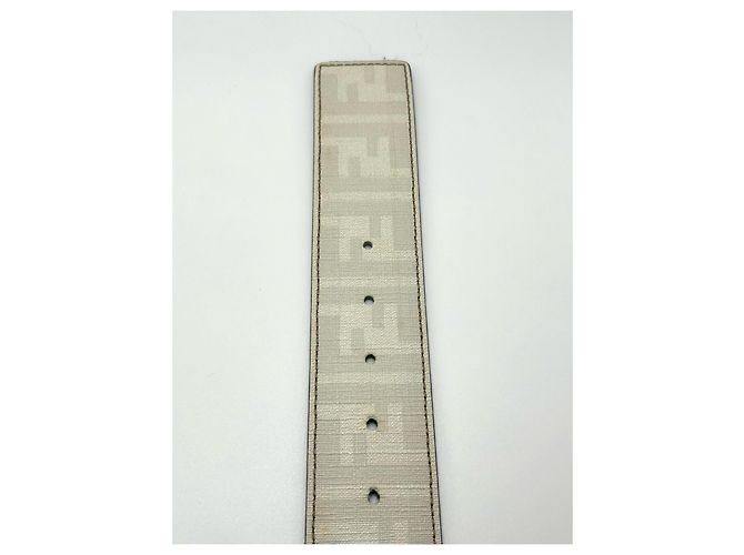 Fendi cinturón de lona con monograma FF - vista 15