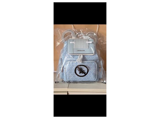Michael Kors Merritt Monogramm Rucksack - Hellblau - Ansicht 5
