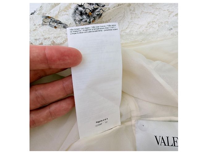 Valentino Frühjahr/Sommer 2013 Spitzenkleid mit Blumenmuster - Ansicht 9