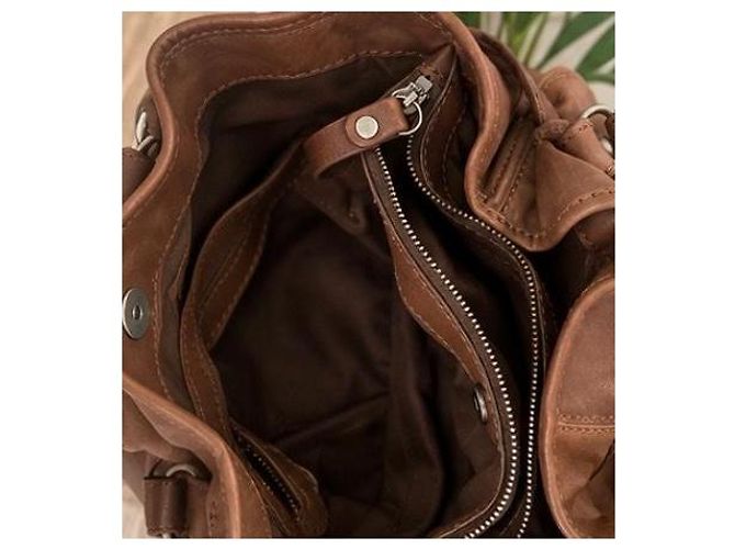 Ulla Johnson Bolsa de mão em couro castanho - vista 3