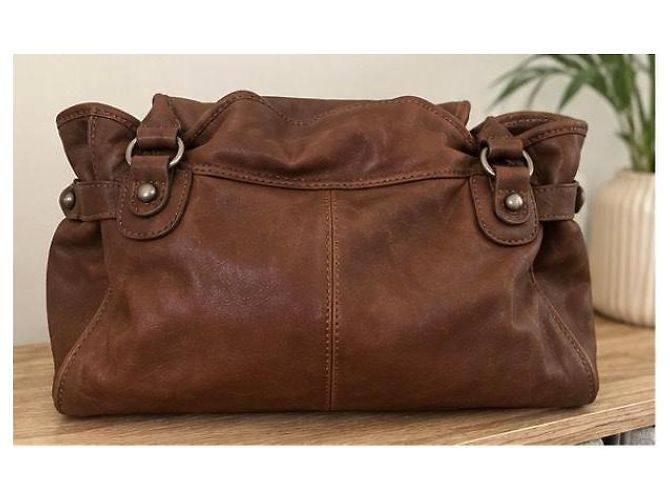 Ulla Johnson Bolsa de mão em couro castanho - vista 5