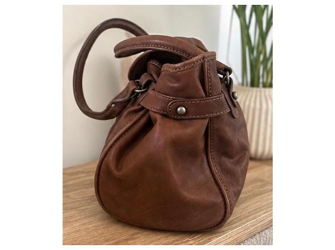 Ulla Johnson Bolsa de mão em couro castanho - vista 6