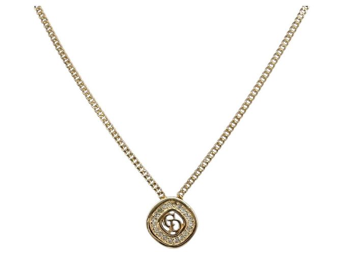 Pendente Christian Dior CD Cube Charms in metallo con cristalli - vista 3