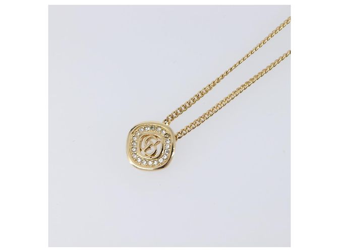 Pendente Christian Dior CD Cube Charms in metallo con cristalli - vista 4