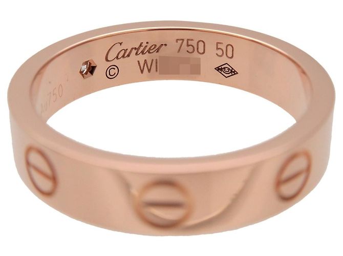 Cartier Love Ehering 1 Diamant 18K Roségold mit Diamant - Ansicht 4