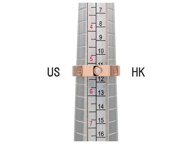 Cartier Love Ehering 1 Diamant 18K Roségold mit Diamant - Ansicht 7