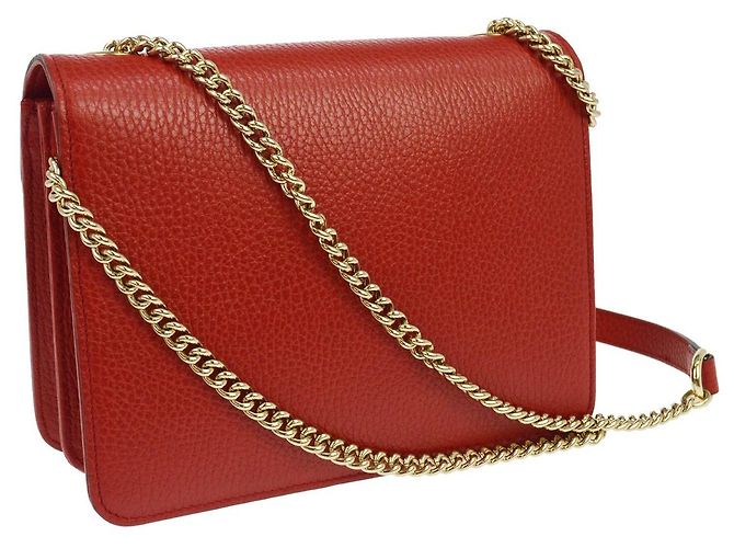Gucci Interlocking Leather Small - vista 2