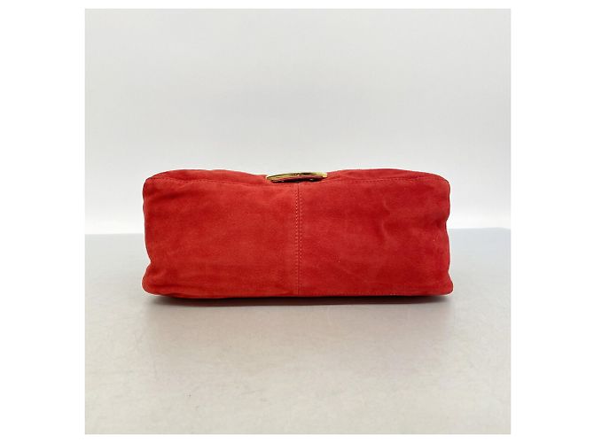 Borsa a secchiello Fendi Mamma Bucket in camoscio - vista 3