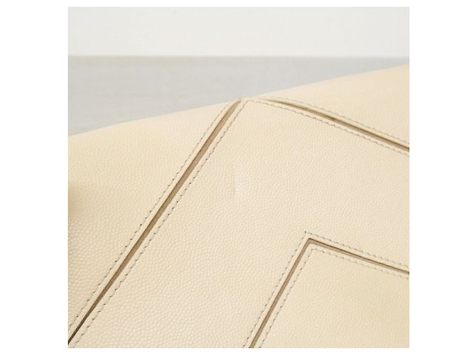 Borsa a tracolla Chanel Beige e Bianca - vista 11