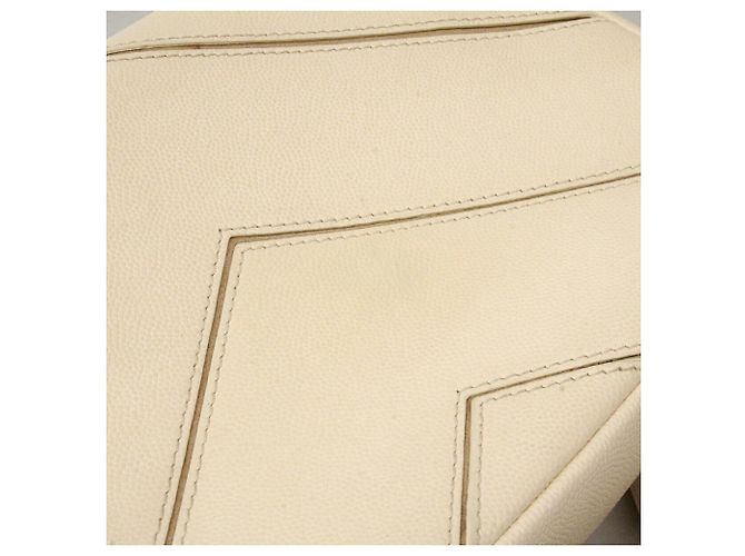 Borsa a tracolla Chanel Beige e Bianca - vista 12