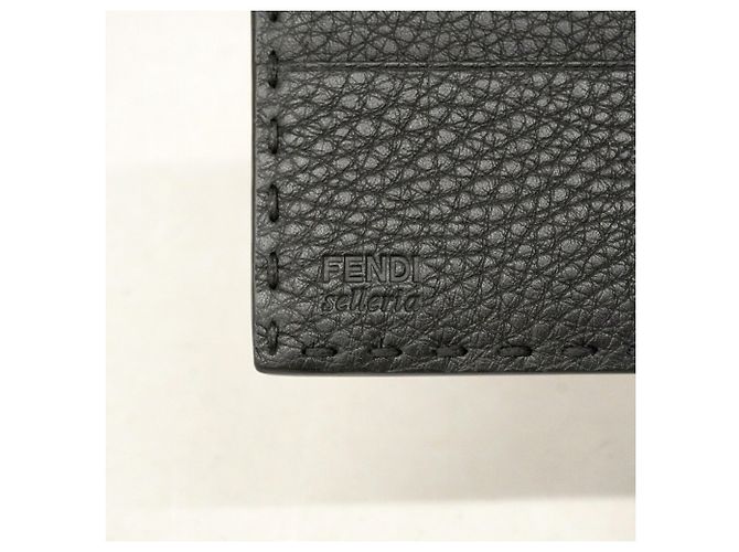 Fendi Black Leather Bi-fold Wallet - view 5