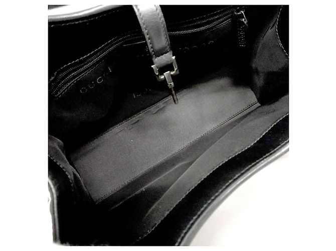 Borsa Gucci Jackie in tela nera - vista 4