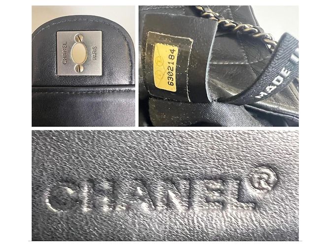Chanel Borsa East West Chocolate Bar Flap Nero - vista 10