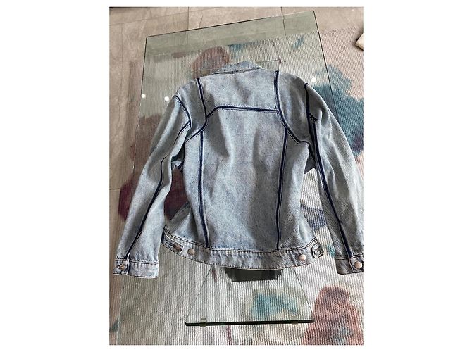 Nina Ricci hellblaue Jeansjacke - Ansicht 2