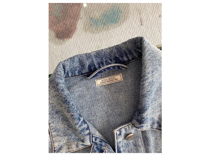 Nina Ricci hellblaue Jeansjacke - Ansicht 4