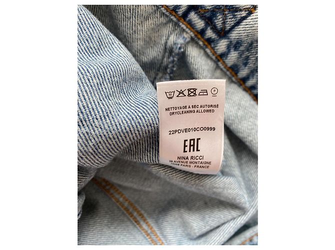 Nina Ricci hellblaue Jeansjacke - Ansicht 5