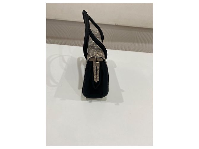 Sac à main Jil Sander en cuir de python gris - vue 3