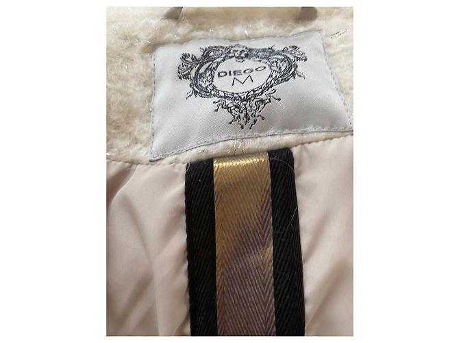 Autre Marque Diego M Cream Wool Coat - view 5
