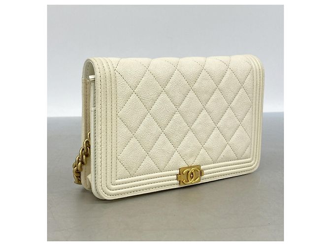 Le Boy Carteira de Ombro com Corrente Chanel Boy - vista 2