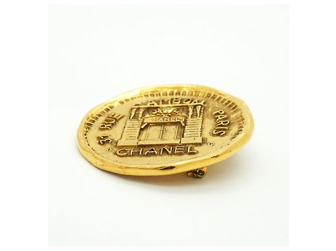 Cambon Broche Chanel chapado en oro - vista 3
