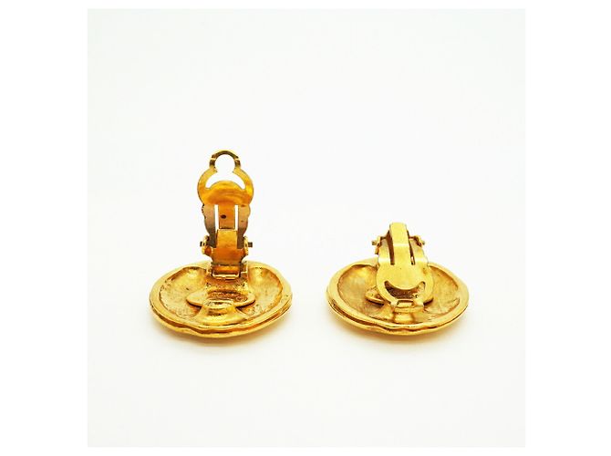 Orecchini a clip Chanel Gold - vista 3