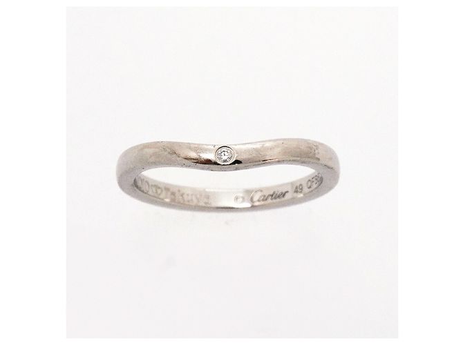 Cartier Ballerine Ring aus Platin mit Diamant - Ansicht 2