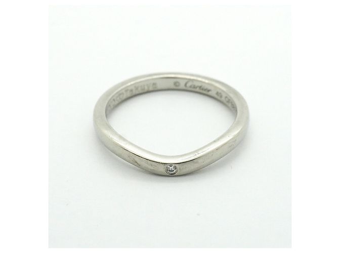 Cartier Ballerine Ring aus Platin mit Diamant - Ansicht 3
