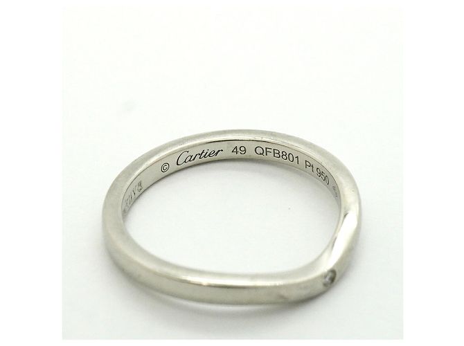 Cartier Ballerine Ring aus Platin mit Diamant - Ansicht 5