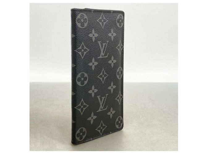 Louis Vuitton Monogram Eclipse Portefeuille Brazza Long Wallet - vista 2