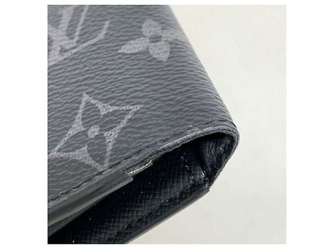 Louis Vuitton Monogram Eclipse Portefeuille Brazza Long Wallet - vista 6