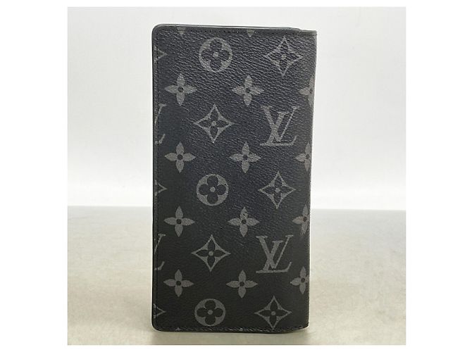 Louis Vuitton Monogram Eclipse Portefeuille Brazza Long Wallet - vista 7