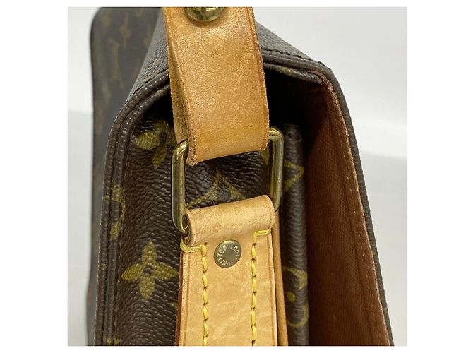 Borsa a tracolla Louis Vuitton Monogram Cartouchiere GM - vista 8
