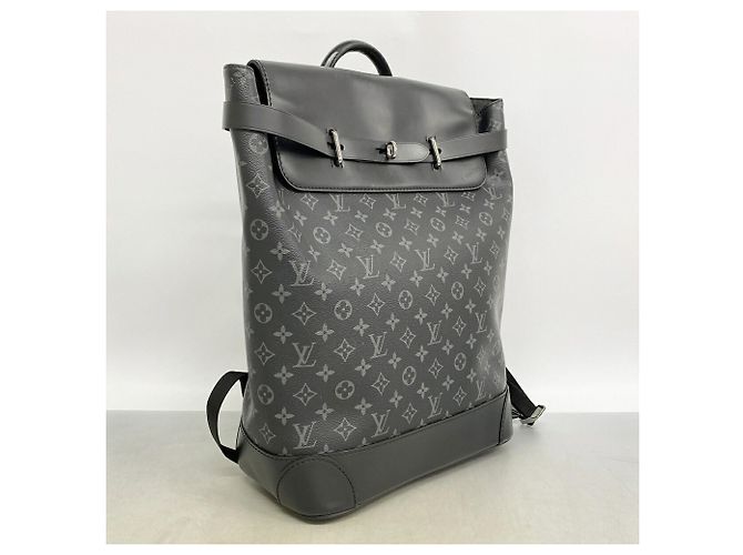 Mochila Steamer Monogram Eclipse Louis Vuitton - vista 2