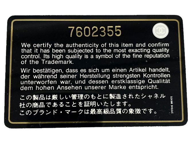 Chanel langes Portemonnaie schwarz - Ansicht 10